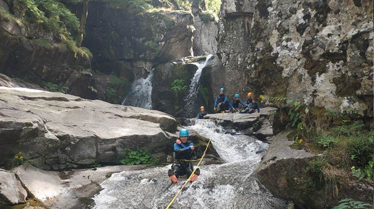 Toboggan au canyon de Rousses