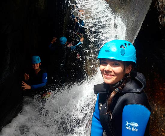 Passages étroits dans le canyon du Tapoul