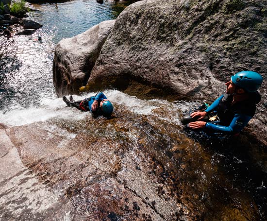 Toboggan canyon au pont de montvert