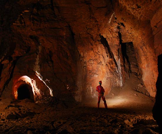 Speleo dans les gorges