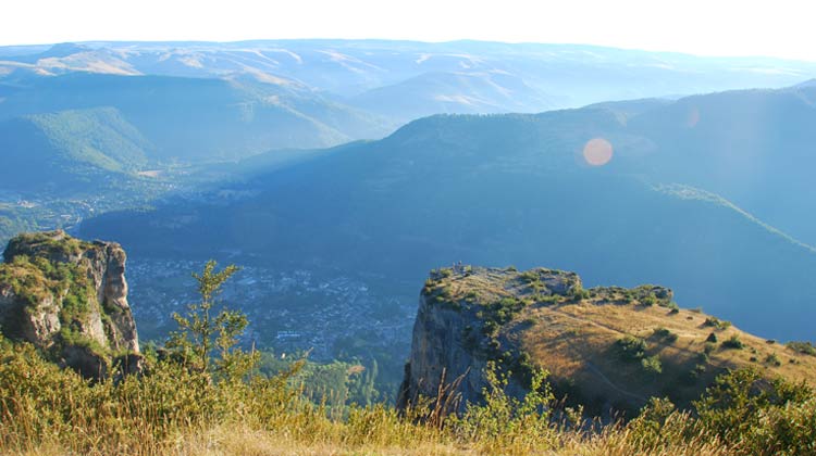 Vue du Village de Florac