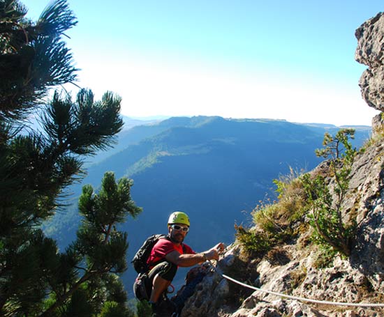 Via ferrata et spéléo à Florac