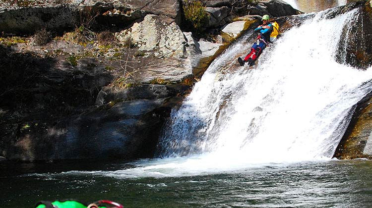 Toboggan canyon Extremadure